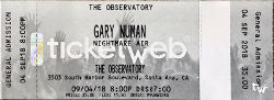 Cardiff Ticket 1984